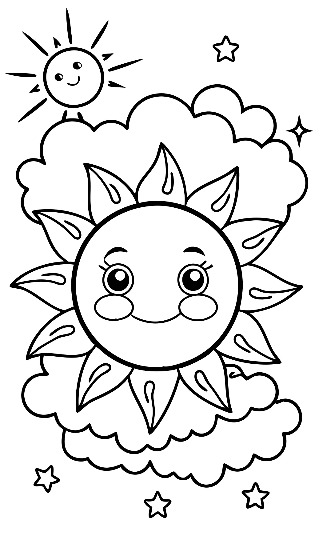 printable sun coloring pages